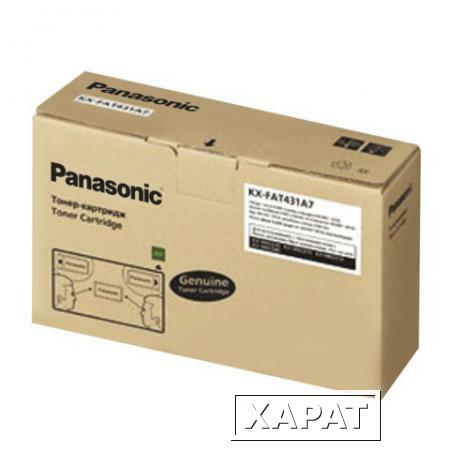 Фото Тонер-картридж PANASONIC (KX-FAT431A7) MB2230/2270/2510, оригинальный, ресурс 6000 страниц