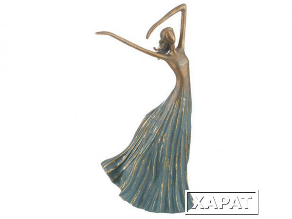 Фото Статуэтка "танцовщица" 15.5*12.2*33.6см. коллекция "ар-нуво" Chaozhou Fountains&amp;statues (272-171)
