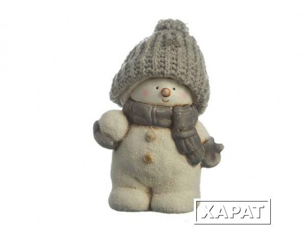 Фото Фигурка "снеговик" 11.5*8*15.5 см Polite Crafts&amp;gifts (156-642)
