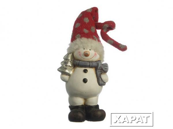 Фото Фигурка "снеговик" 8*6*13 см Polite Crafts&amp;gifts (156-653)