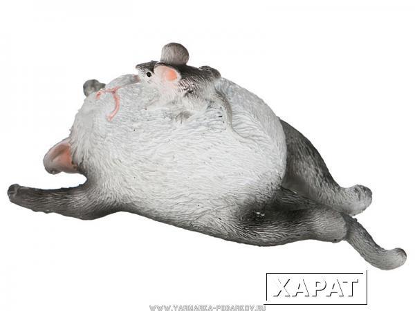 Фото Фигурка кошки-мышки 10,5х5х4,5 см.