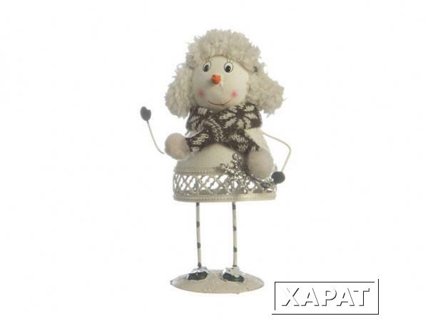 Фото Фигурка "снеговик" 9.5*5.5*14 см.без упаковки Polite Crafts&amp;gifts (156-392)