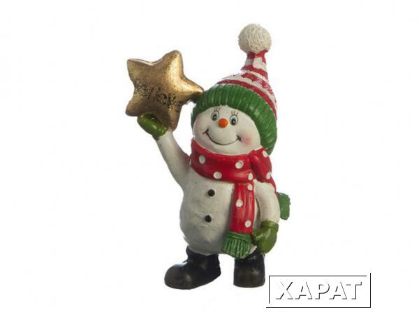 Фото Фигурка "снеговик" 4,5*6*7 см.без упаковки Polite Crafts&amp;gifts (156-400)