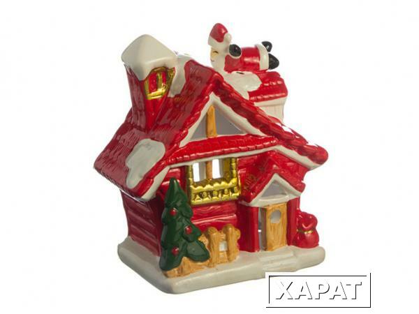 Фото Фигурка "домик перед рождеством" 11*7.2*13см Polite Crafts&amp;gifts (156-561)