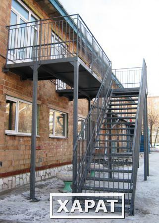 Фото Лестницы металлические, строительные металлоКонструкции и Изделия