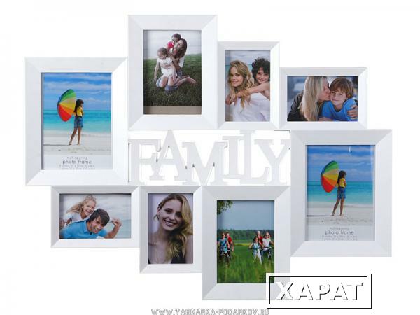 Фото Фоторамка семейная family на 8 сюжетов 73х57х2,6 см.