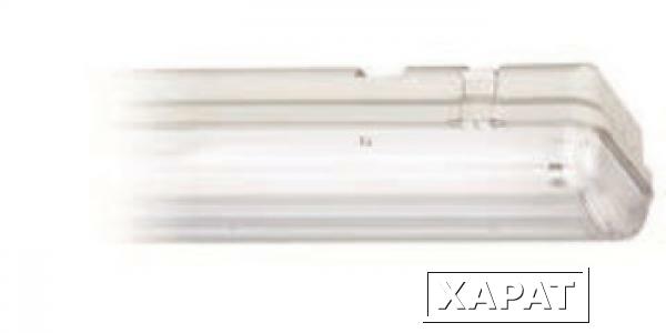 Фото Светильник промышленный накладной KOMTEX Comtech с рифленым рассеивателем Line WP E 836 3 01 серый P004506RL