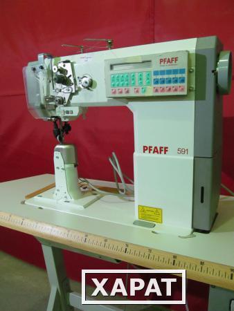 Фото Одно- игольная колонковая швейная машина Pfaff 591