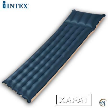 Фото Надувной односпальный матрас Intex Camping Mats (67х184х17 см)