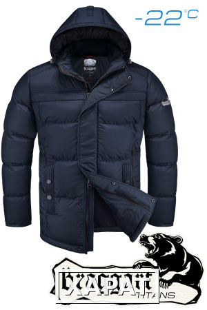 Фото Куртка зимняя мужская Braggart Titans 4038 темно-синяя, р.3XL, 4XL, 5XL