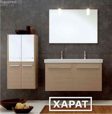 Фото Berloni Bagno Squared Комплект мебели для ванной SQUARED 02 | интернет-магазин сантехники Santehmag.ru