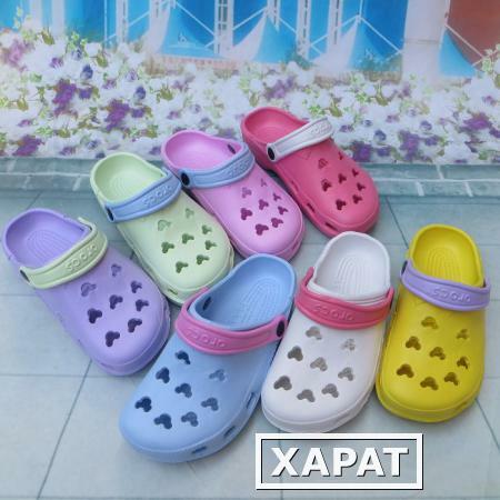 Фото Распродажа обуви с отверстиями в летние туфли сандалии 7 цветов в Баотоу, Микки голову сад обувь, пляжная обувь сандалии стринги