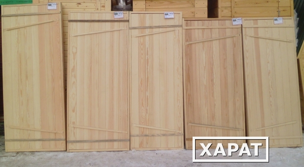 Фото Банные двери из массива сосны, осины купить, цена в Барнауле.