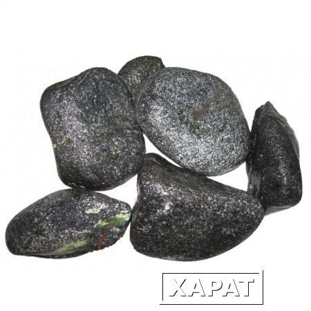 Фото Камень для бани Хромит шлифованный в ведре 10 кг