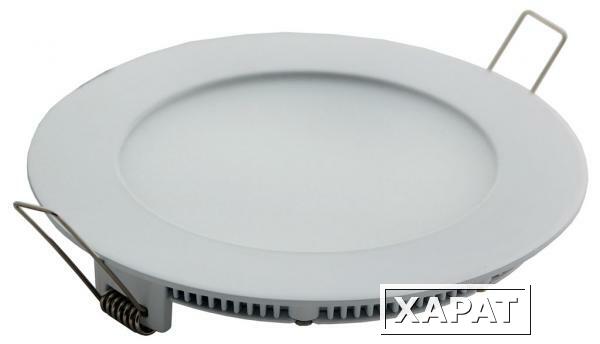 Фото Светодиодный светильник "Downlight" плоский 11.1вт 4200K 525лм IP40 УХЛ4 | TRP13-01-C-02 (серебряный корпус) НОВЫЙ СВЕТ