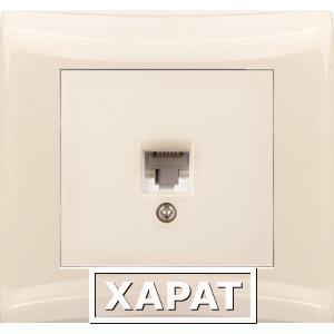 Фото Розетка компьютерная rj45 volsten v01-12-c11-s magenta crema 9052