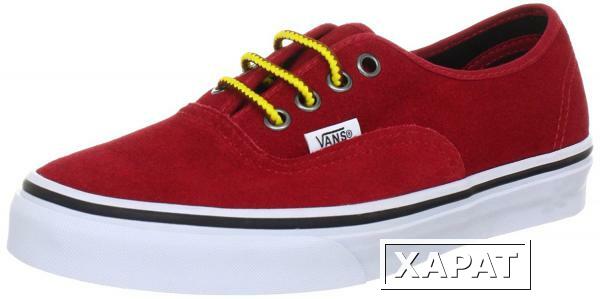 Фото Vans Authentic Skate Shoe in (Hiker Suade) Chili Pepper, Size 9 Mens / 10.5 Womens
