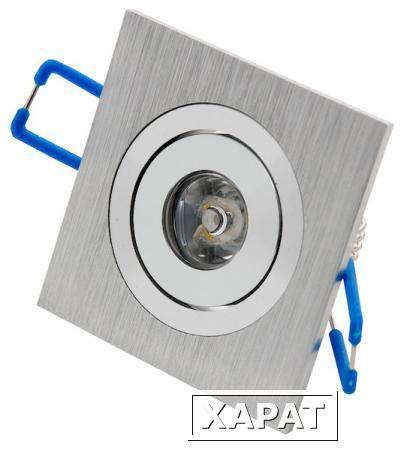 Фото Светодиодный точечный светильник "Downlight" 60x60x20 2вт 4200K 120лм IP40 УХЛ4 | DRG2-02-C-55 НОВЫЙ СВЕТ