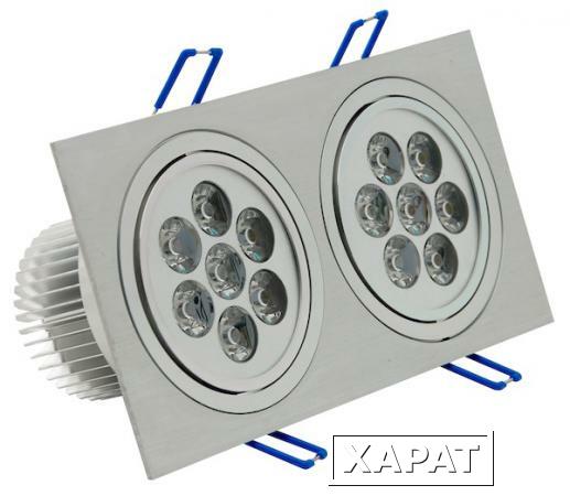 Фото Светодиодный точечный светильник "Downlight" 105x206x67 16вт 4200K 1680лм IP40 УХЛ4 | DRG16-48-NW-55 НОВЫЙ СВЕТ