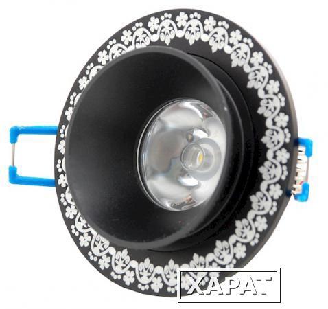 Фото Светодиодный точечный светильник "Downlight" 78x78x39 4вт 4200K 360лм IP40 УХЛ4 | DRG4-15-C-55 НОВЫЙ СВЕТ