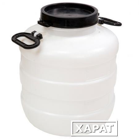 Фото Бочка - канистра пластиковая для воды, с крышкой, 30 л
