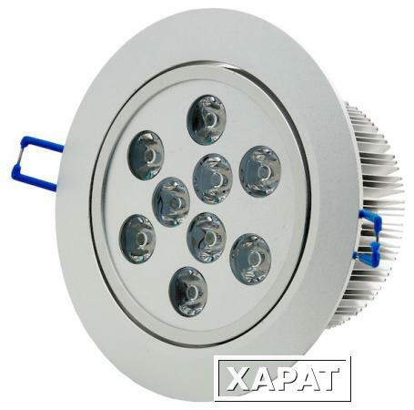 Фото Светодиодный точечный светильник "Downlight" 138x138x70 10.4вт 4200K 568лм IP40 УХЛ4 | DRG9-45-C-61 НОВЫЙ СВЕТ