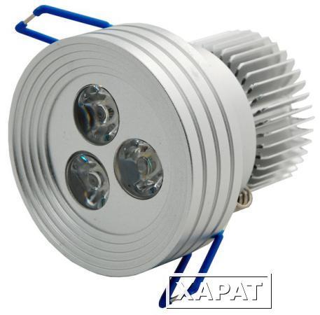 Фото Светодиодный точечный светильник "Downlight" 72x72x40 4вт 4200K 360лм IP40 УХЛ4 | DRG4-30-C-55 НОВЫЙ СВЕТ