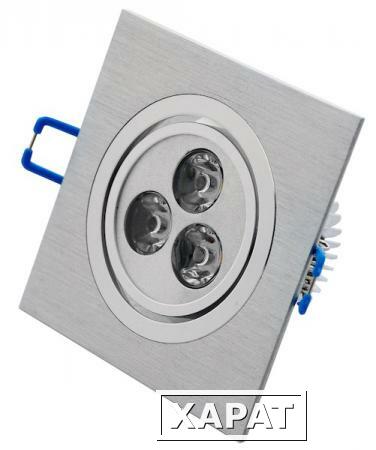 Фото Светодиодный точечный светильник "Downlight" 90x90x43 4вт 4200K 360лм IP40 УХЛ4 | DRG4-29-C-55 НОВЫЙ СВЕТ