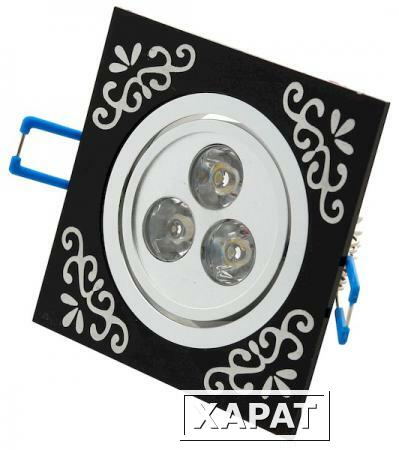 Фото Светодиодный точечный светильник "Downlight" 91x91x43 4вт 4200K 360лм IP40 УХЛ4 | DRG4-26-C-55 НОВЫЙ СВЕТ