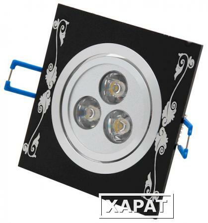 Фото Светодиодный точечный светильник "Downlight" 91x91x43 4вт 4200K 360лм IP40 УХЛ4 | DRG4-25-C-55 НОВЫЙ СВЕТ