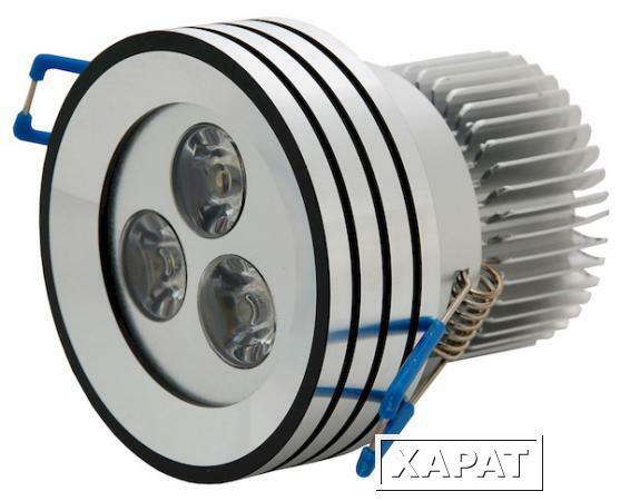 Фото Светодиодный точечный светильник "Downlight" 70x70x60 4вт 4200K 360лм IP40 УХЛ4 | DRG4-52-C-55 НОВЫЙ СВЕТ