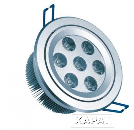 Фото Светодиодный точечный светильник "Downlight" 118x118x50 8вт 4200K 840лм IP40 УХЛ4 | DRG8-40-C-52 НОВЫЙ СВЕТ