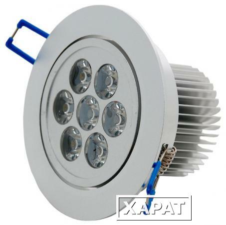 Фото Светодиодный точечный светильник "Downlight" 108x108x70 8вт 4200K 840лм IP40 УХЛ4 | DRG8-39-C-61 НОВЫЙ СВЕТ