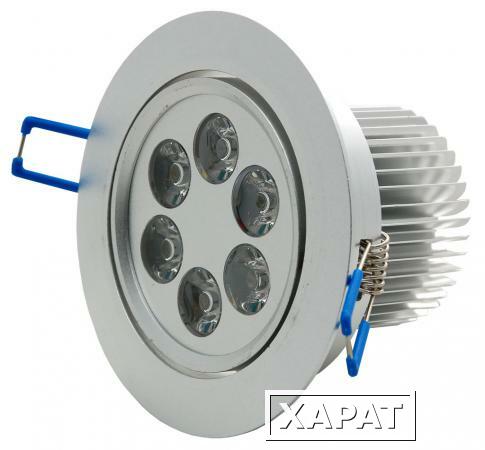 Фото Светодиодный точечный светильник "Downlight" 109x109x70 7.5вт 4200K 403лм IP40 УХЛ4 | DRG7-36-C-55 НОВЫЙ СВЕТ