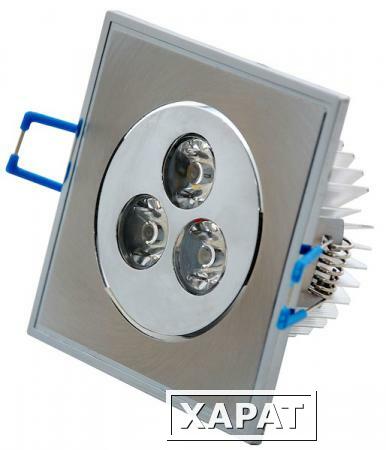 Фото Светодиодный точечный светильник "Downlight" 84x84x41 3.7вт 4200K 180лм IP40 УХЛ4 | DRG4-19-C-55 НОВЫЙ СВЕТ