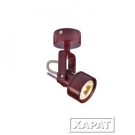 Фото INDA SPOT GU10 светильник накладной для лампы GU10 50Вт макс., бордовый | 147556 SLV