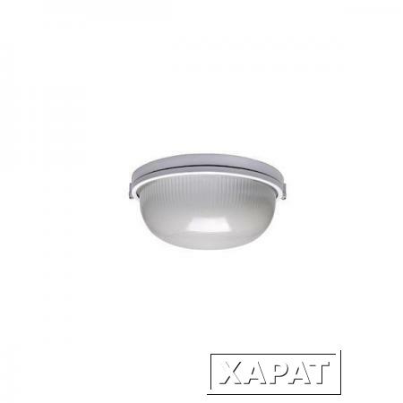 Фото Светильник навесной потолочный и настенный НПП 1301 бел. круг 60Вт IP54; KOS_NPP_0301