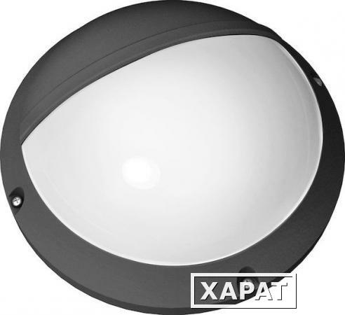 Фото Светильник пылевлагозащищенный 94 846 NBL-PR3-12-4K-BL-SNR-LED (аналог НПБ 1107 черн. круг с реснич. с датчиком); 4607136948464