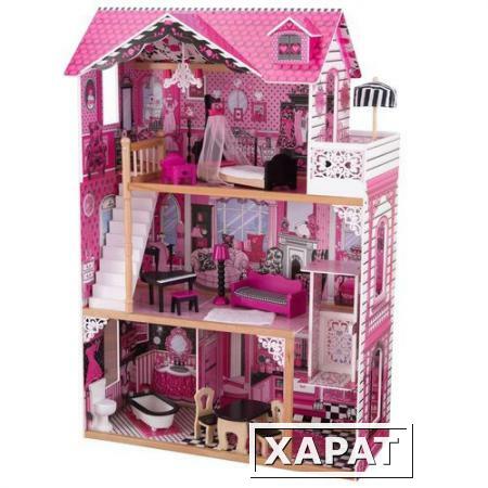 Фото Кукольный домик для Барби с мебелью "Амелия" (65093_KE)