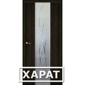 Фото Дверное полотно с покрытием ламинат ДО "Стиль" Паутинка 0,6м (венге)