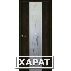 Фото Дверное полотно с покрытием ламинат ДО "Стиль" Ветка 0,8м (венге)