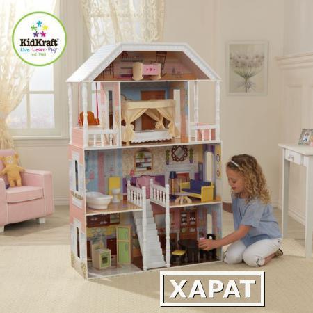 Фото Кукольный домик для Барби "Саванна" (Savannah) с мебелью 14 элементов (65023_KE)