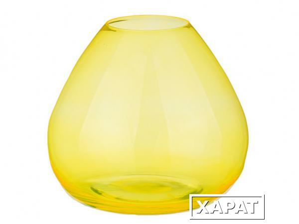 Фото Ваза "neon" желтая высота=18,5 см. Crystalex Cz (674-326)