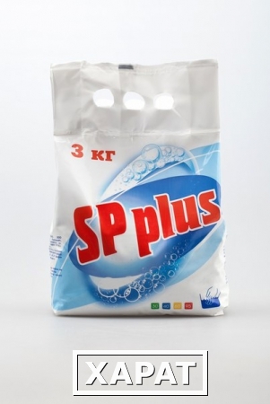 Фото Стиральный порошок СМС «SP plus» для Ручной стирки в упаковке 3 кг