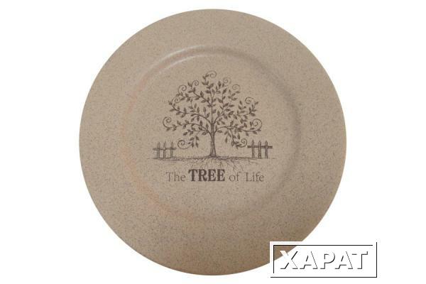 Фото Обеденная тарелка Дерево жизни Terracotta ( TLY802-1-TL-AL )