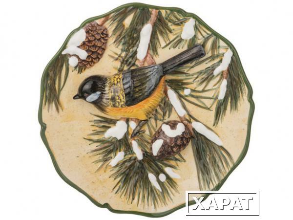 Фото Тарелка декоративная "птица" диаметр=20 см. высота=4 см. Hebei Grinding (59-233)