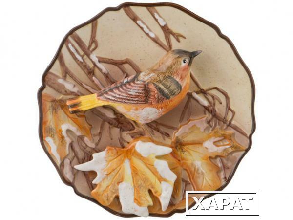 Фото Тарелка декоративная "птица" диаметр=20 см. Hebei Grinding (59-232)