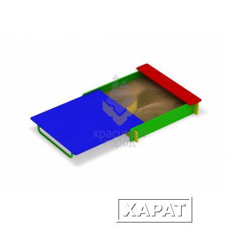 Фото Песочница с крышкой "Пенал"