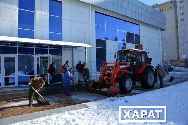 Фото Уборка территории предприятия