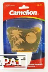 Фото Ночник Camelion NL-101 "Пальма" (Светодиодный с фотосенсором 220В 0,4Вт)